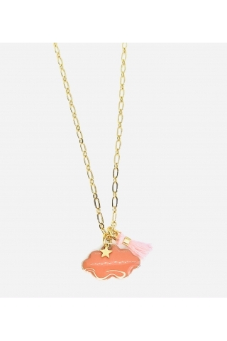 Collier GUSTAVE Corail JFZ - le petit lien de Paris