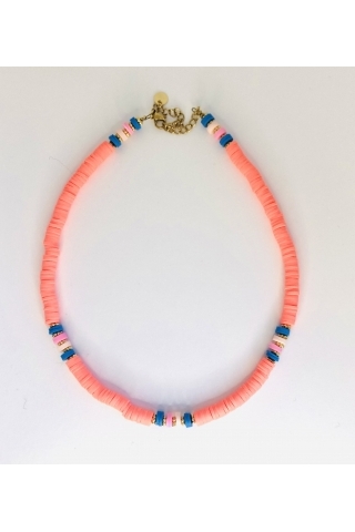 Collier Gipsy Corail JFZ - le petit lien de Paris