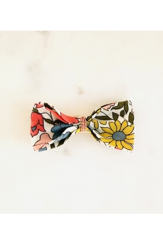 Barrette Liberty Poppy & Daisy JFZ - le petit lien de Paris