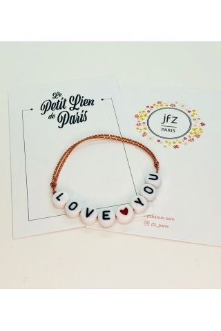 Bracelet Dolci N Love you JFZ - le petit lien de Paris