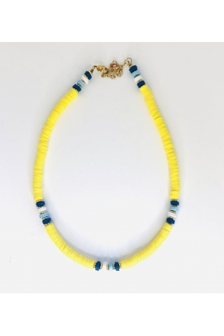 Collier Gipsy Jaune JFZ - le petit lien de Paris