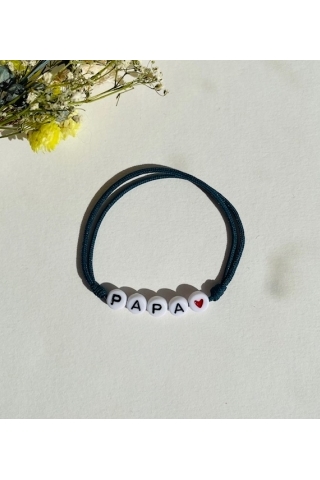 Bracelet Dolci PAPA ♥ JFZ - le petit lien de Paris