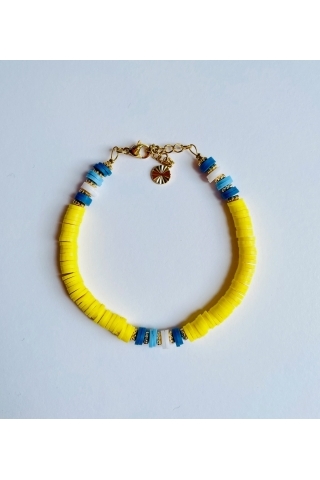 Bracelet Gipsy Jaune JFZ - le petit lien de Paris