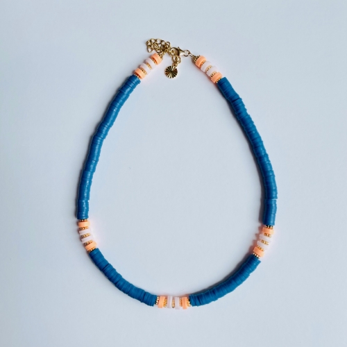 Collier Gipsy Bleu Canard - JFZ Bijoux