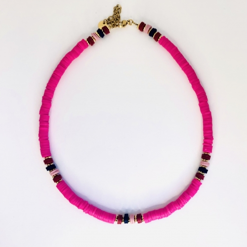 Collier Gipsy Rose fluo - JFZ Bijoux