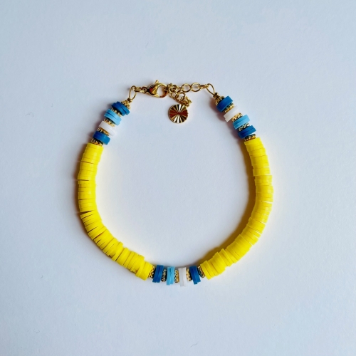 Bracelet Gipsy Jaune - JFZ Bijoux