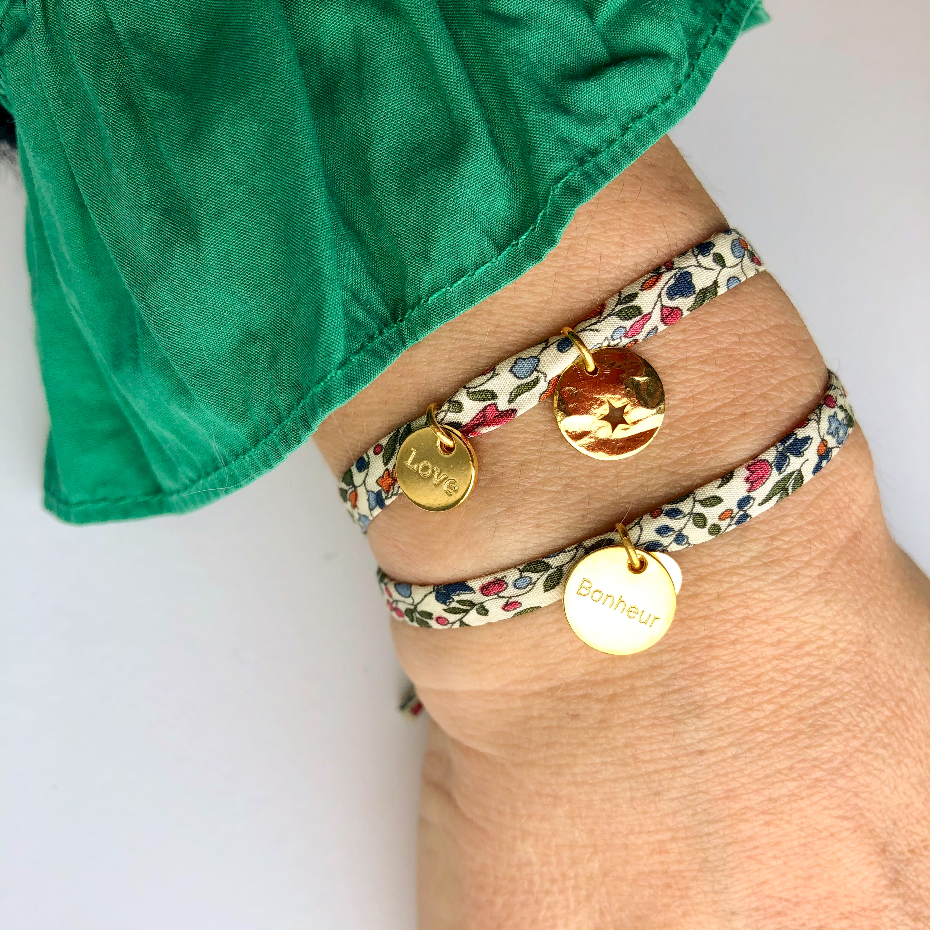 Bracelet Liberty K&M Médailles  