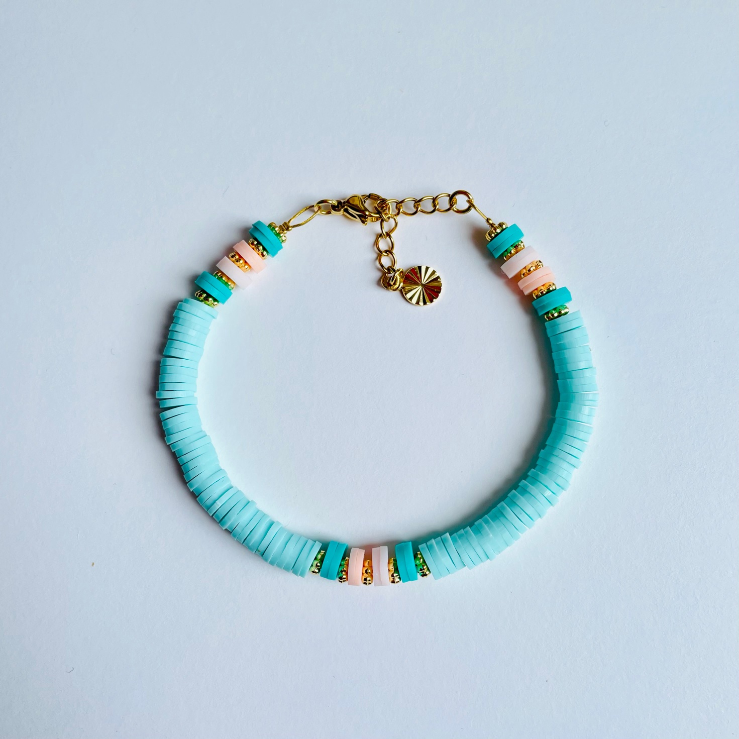 Bracelet Gipsy Vert d'eau  