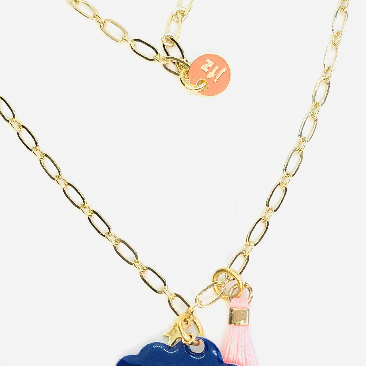 Collier GUSTAVE Bleu Canard bleu 