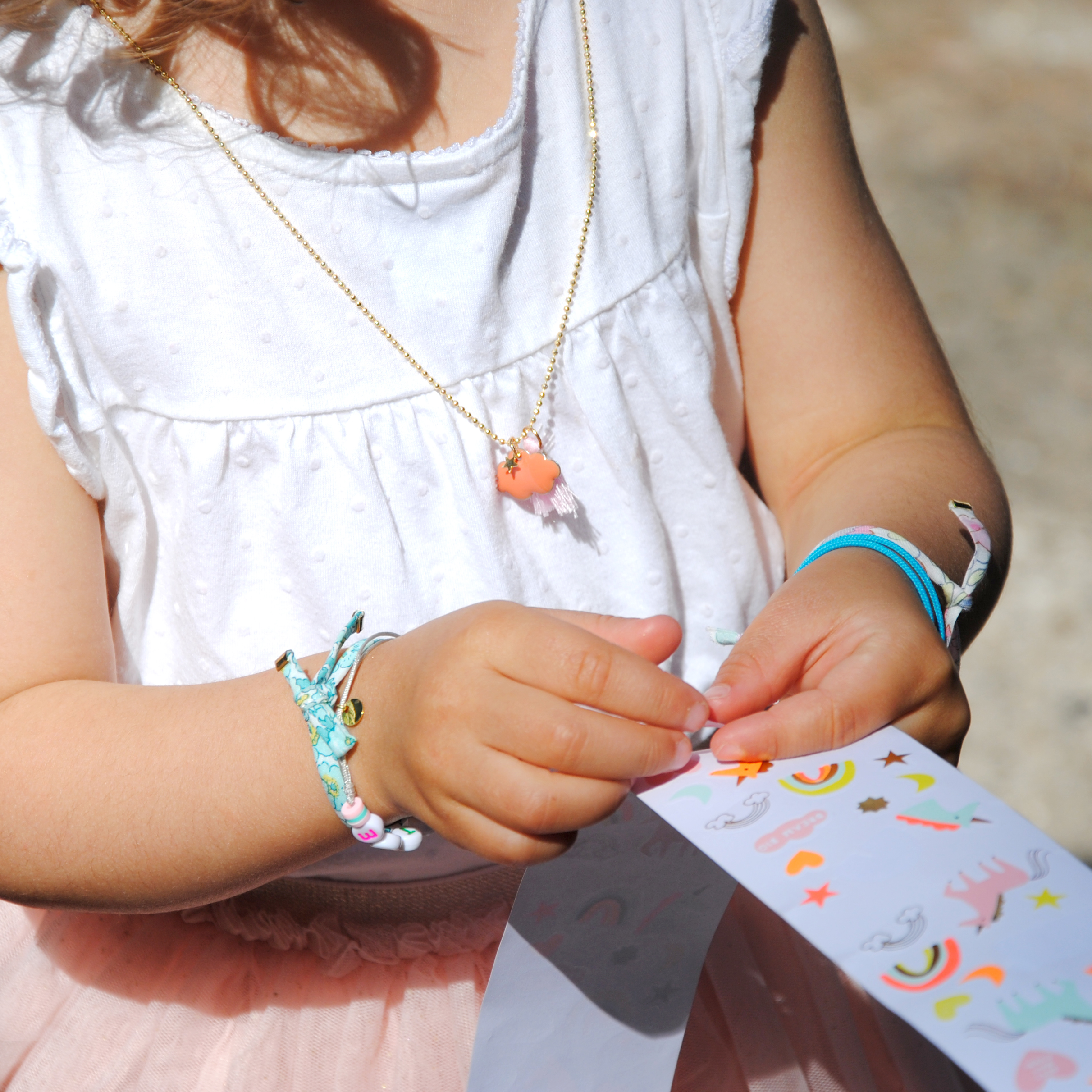 Collier GUSTAVE Bleu Canard bleu 