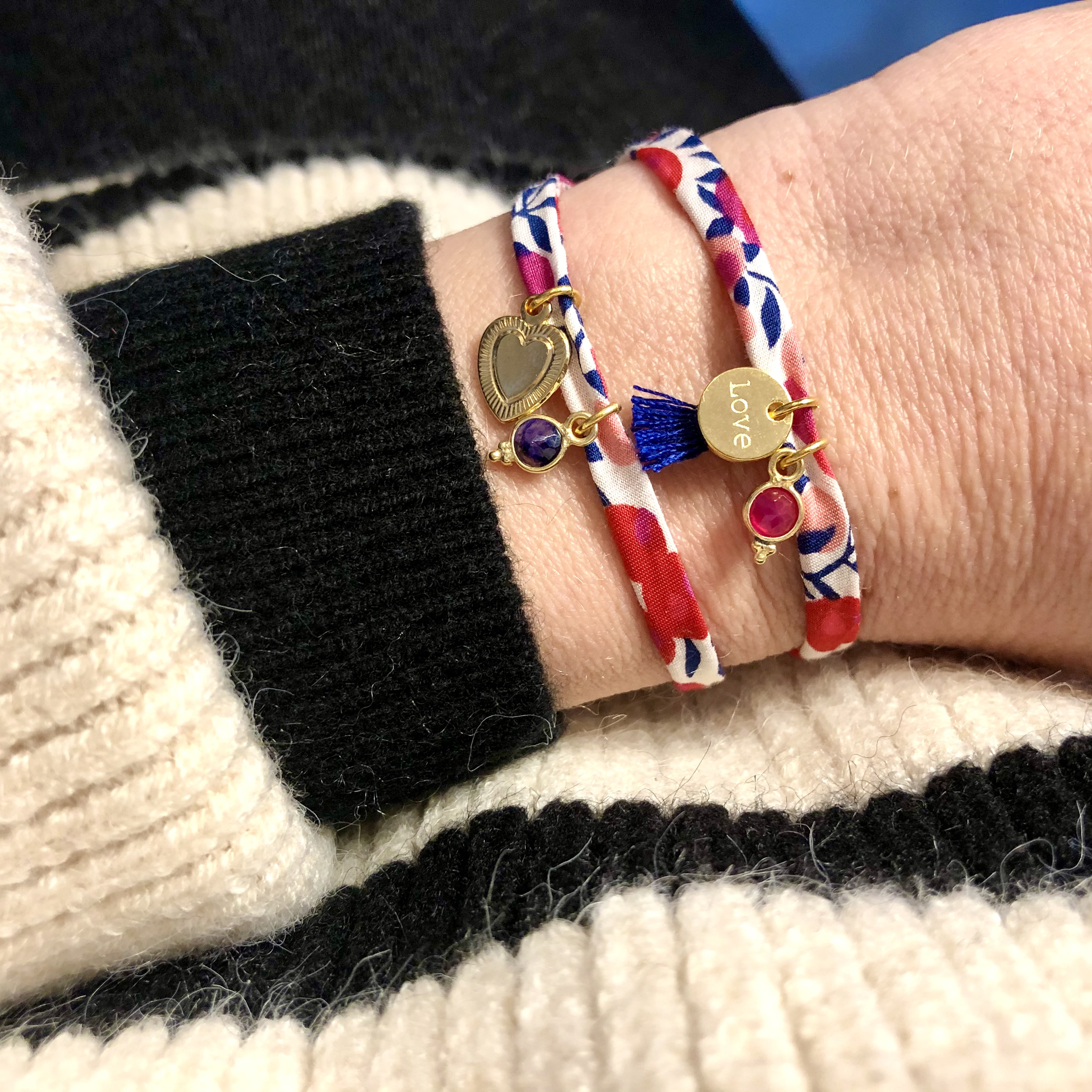 Bracelet Liberty WiltR Médailles  