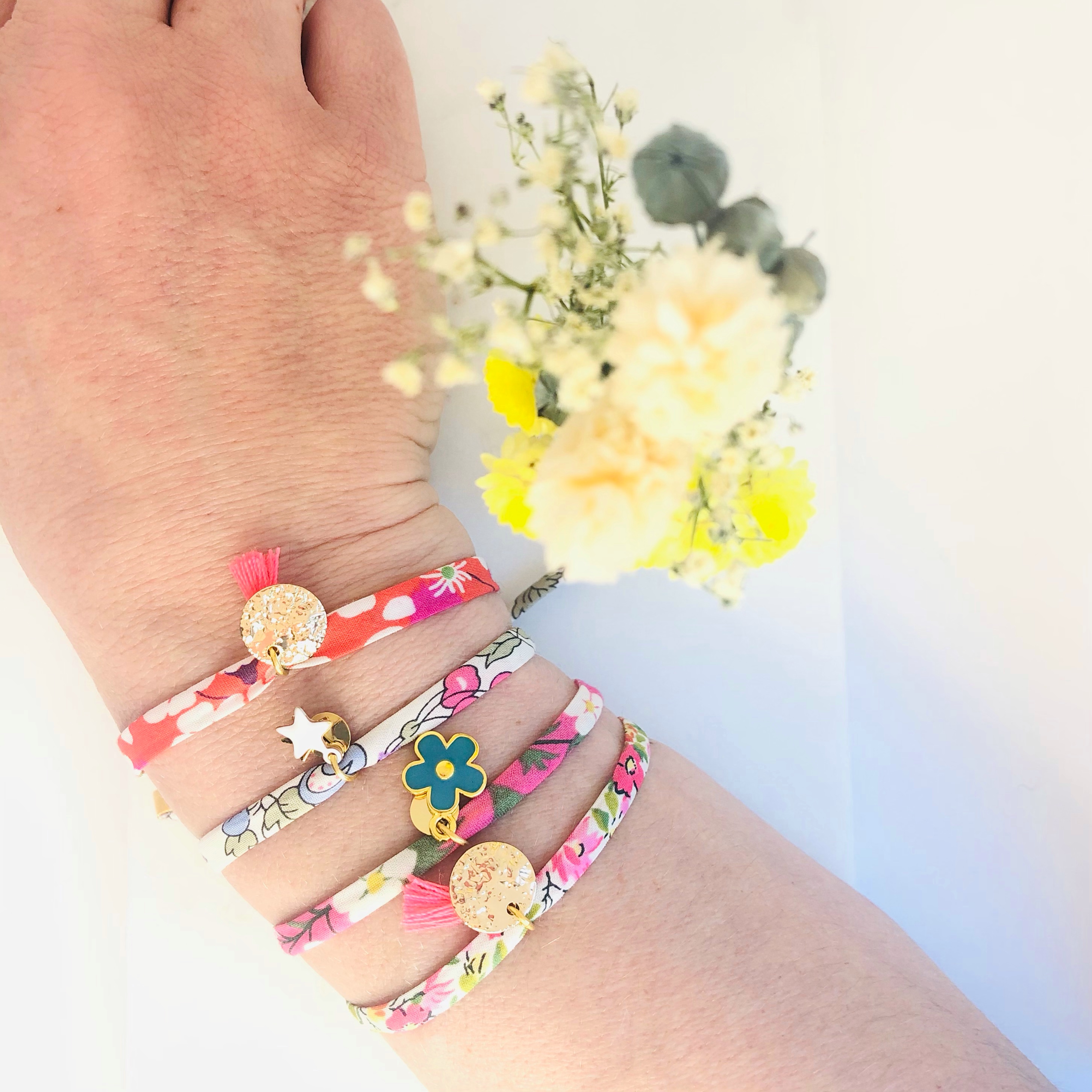 Bracelet Liberty Mitsi P Fleur  