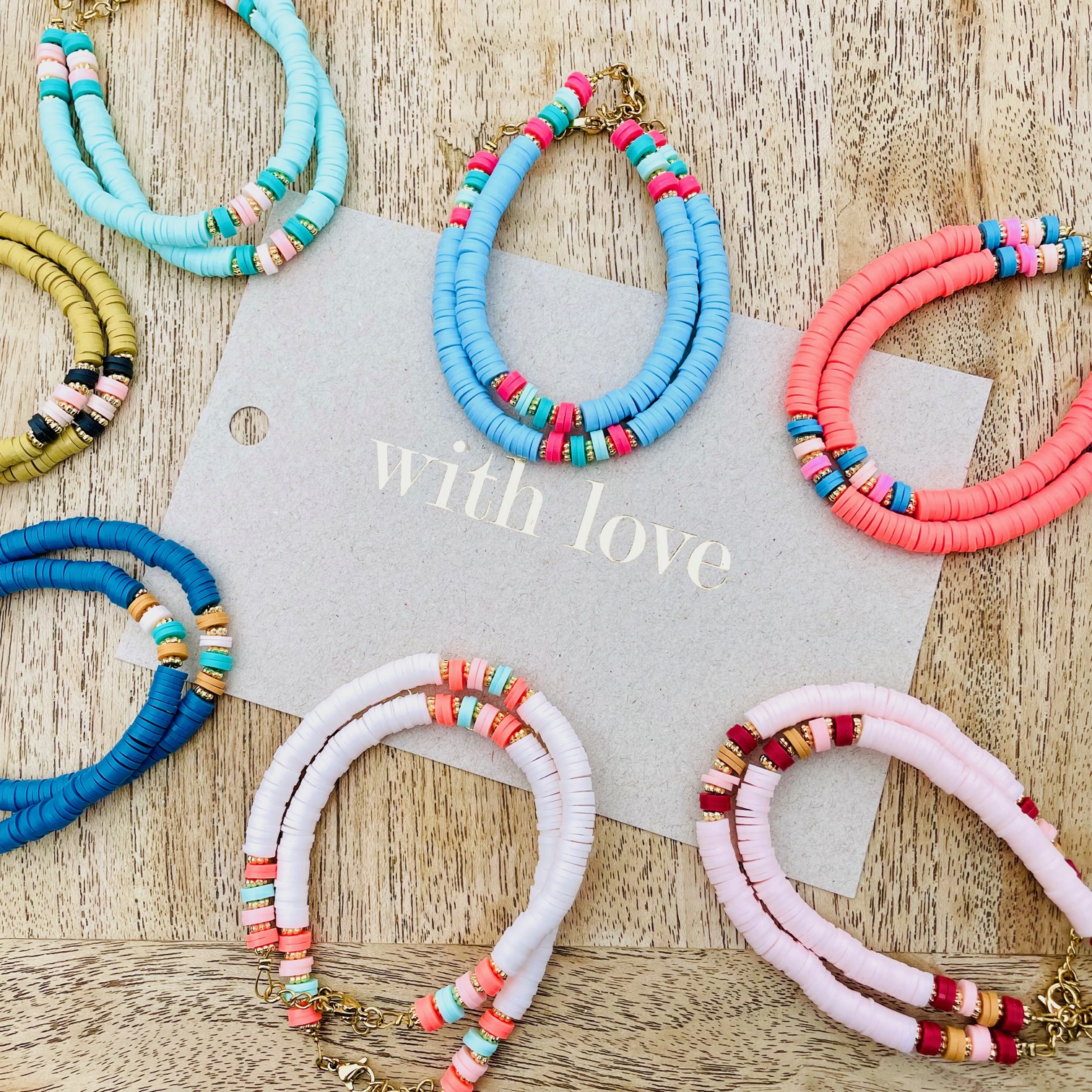 Bracelet Gipsy rose fluo  